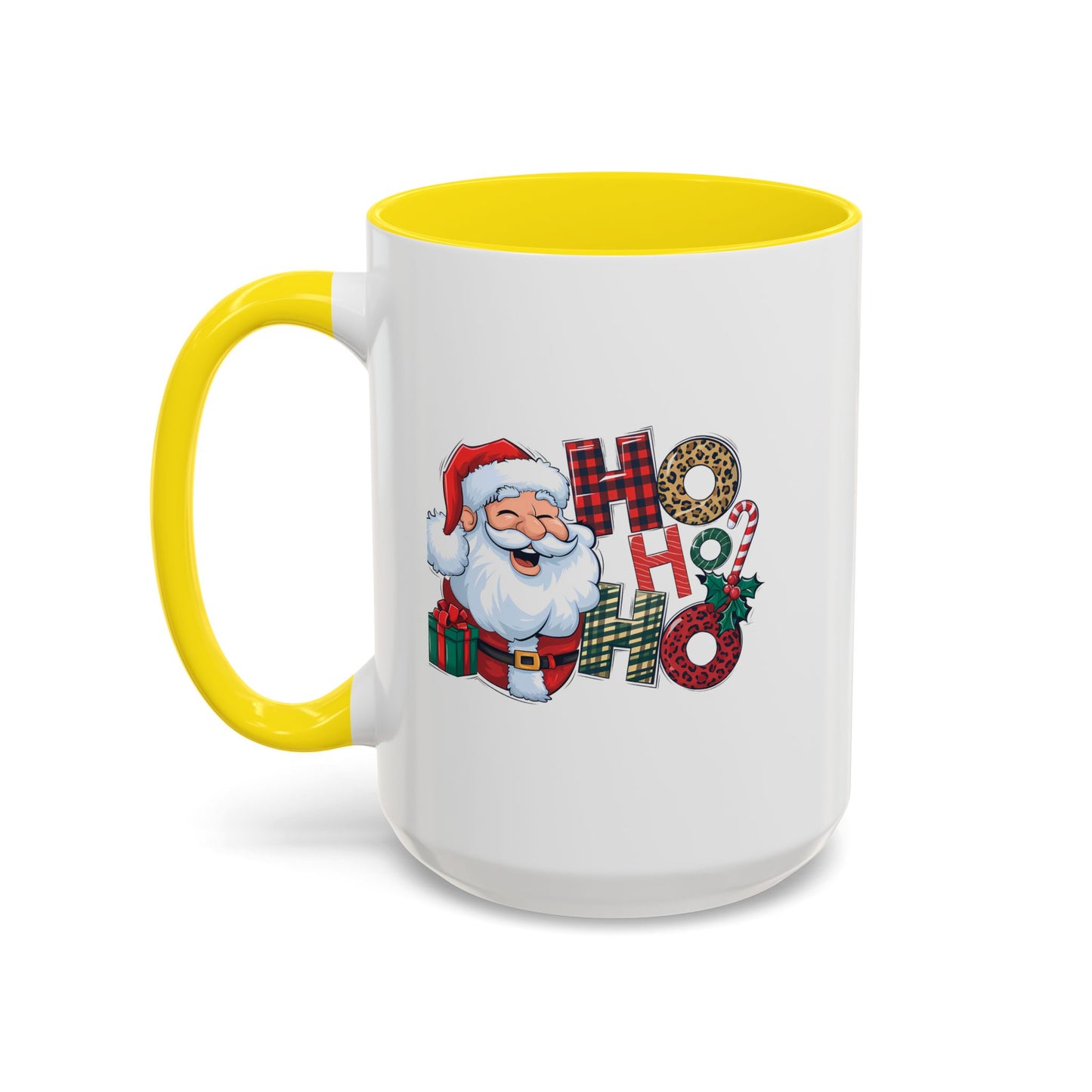 Santa Ho Ho Ho Christmas Mug | Gift Idea | Gift for Kids | Kids Christmas Gift Idea | Kids Mug | 11oz Accent Mug | 15oz Accent Mug