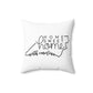 Home Sweet Home North Carolina Decorative Pillow | Gift For Her | Home Decor | State Gift | Customized State Pillow