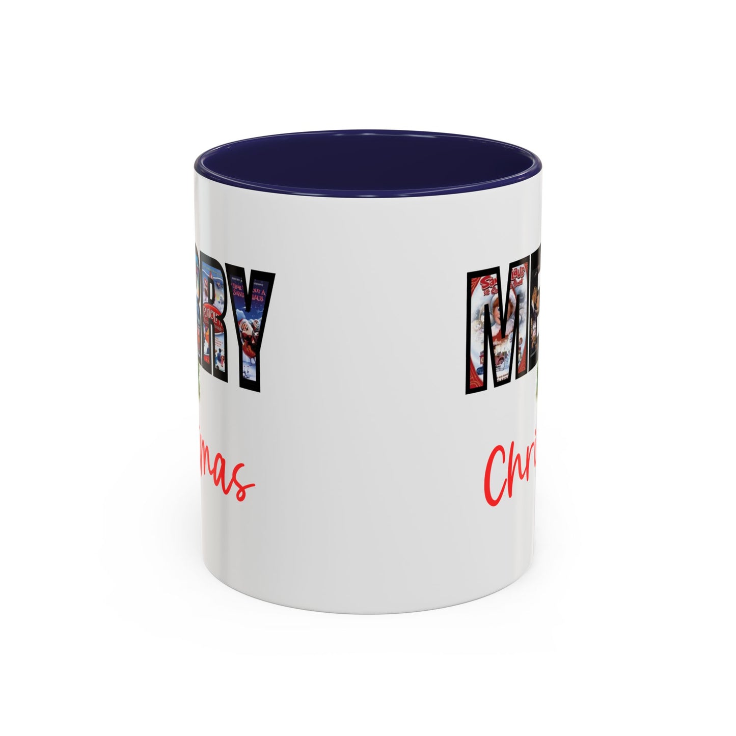 Merry Christmas Nostalgic Movie Poster Mug | Christmas Gift | Funny Christmas Gift | Accent Mug
