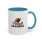 Football Grandma Mug | Sports Fan Gift | Proud Grandma Gift | Ceramic Mug | 11oz Accent Mug | 15oz Accent Mug