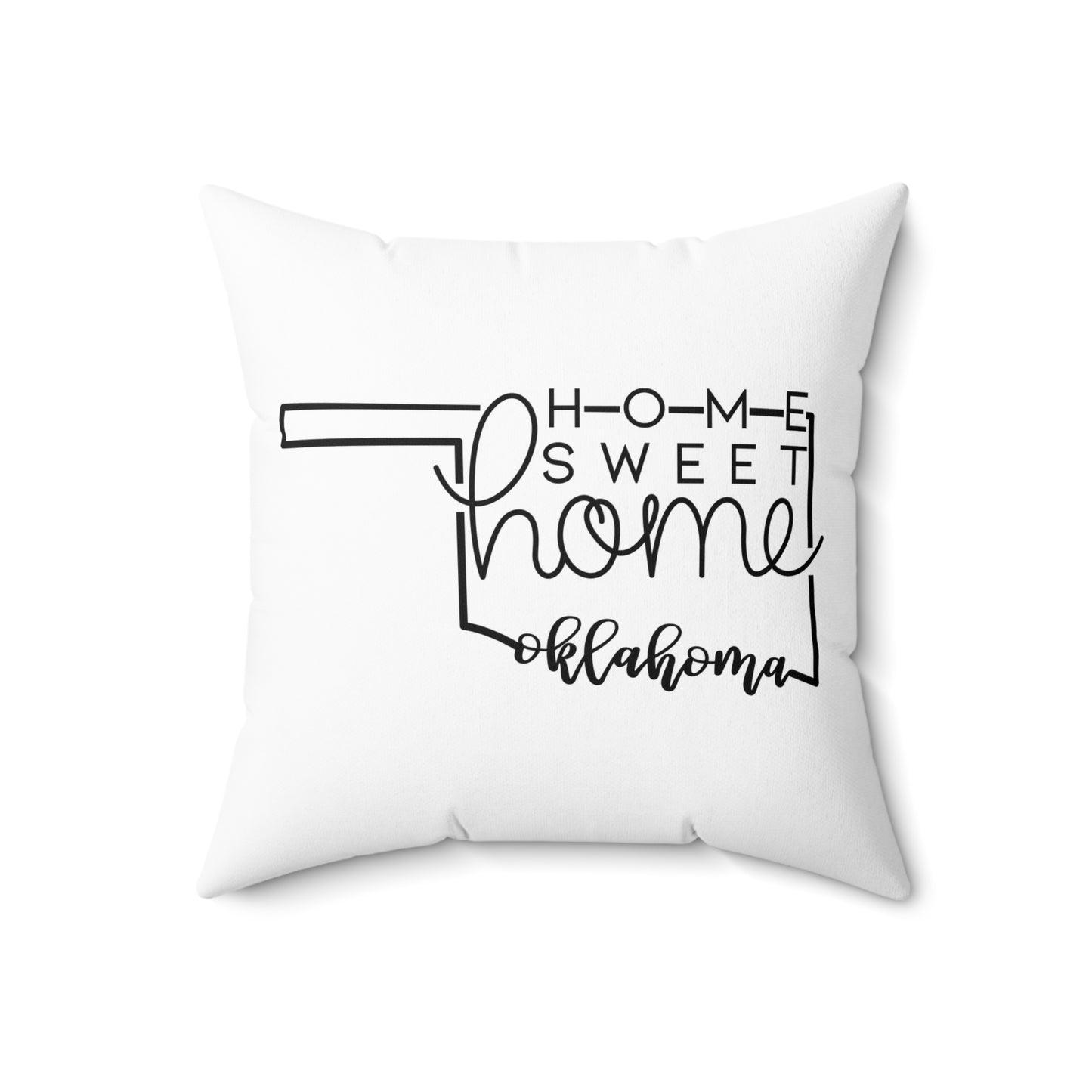 Home Sweet Home Oklahoma Decorative Pillow | Gift For Her | Home Decor | State Gift | Customized State Pillow