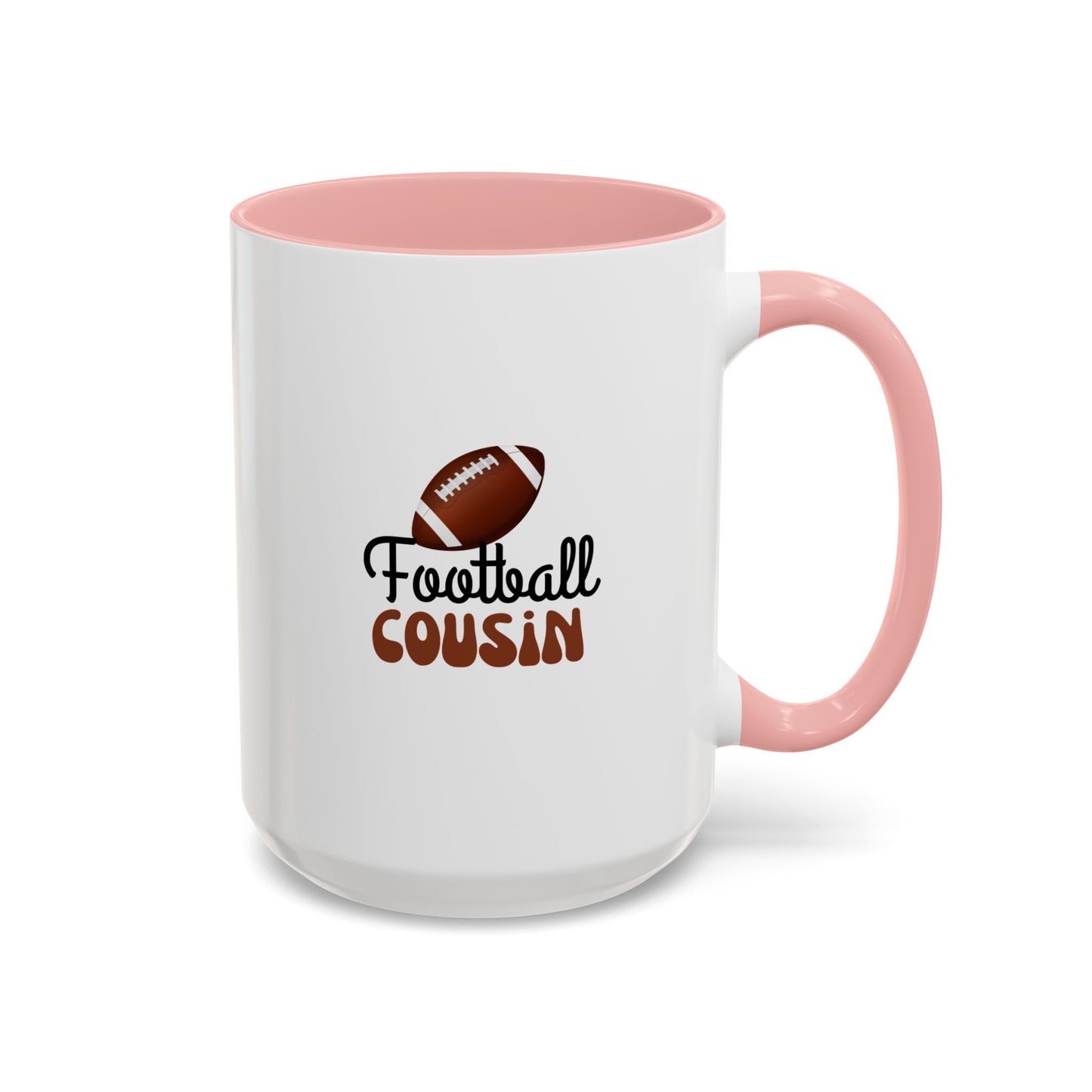 Football Cousin Mug | Sports Fan Gift | Proud Cousin Gift | Ceramic Mug | 11oz Accent Mug | 15oz Accent Mug