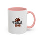 Football Mom Mug | Sports Fan Gift | Proud Mom | Mom Gift | 11oz Accent Mug | 15oz Accent Mug