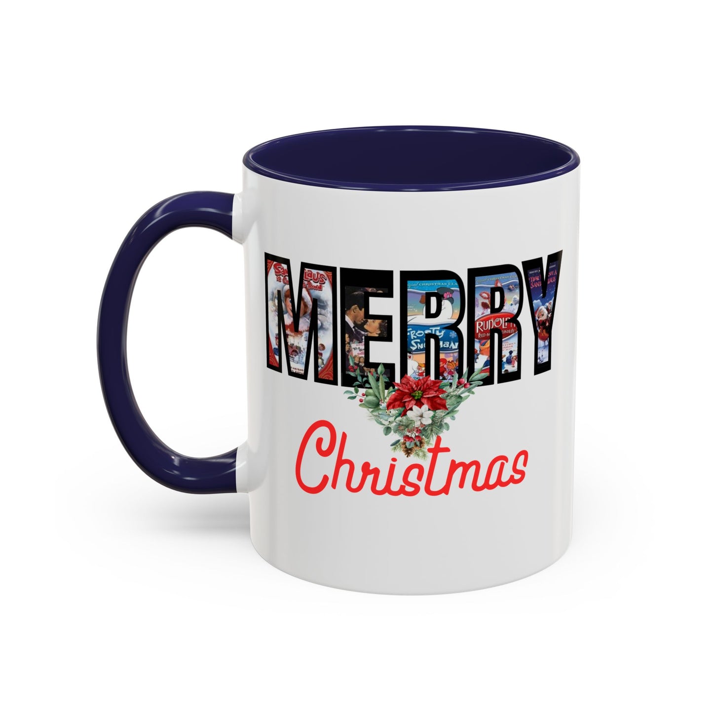 Merry Christmas Nostalgic Movie Poster Mug | Christmas Gift | Funny Christmas Gift | Accent Mug | 11oz | 15oz |