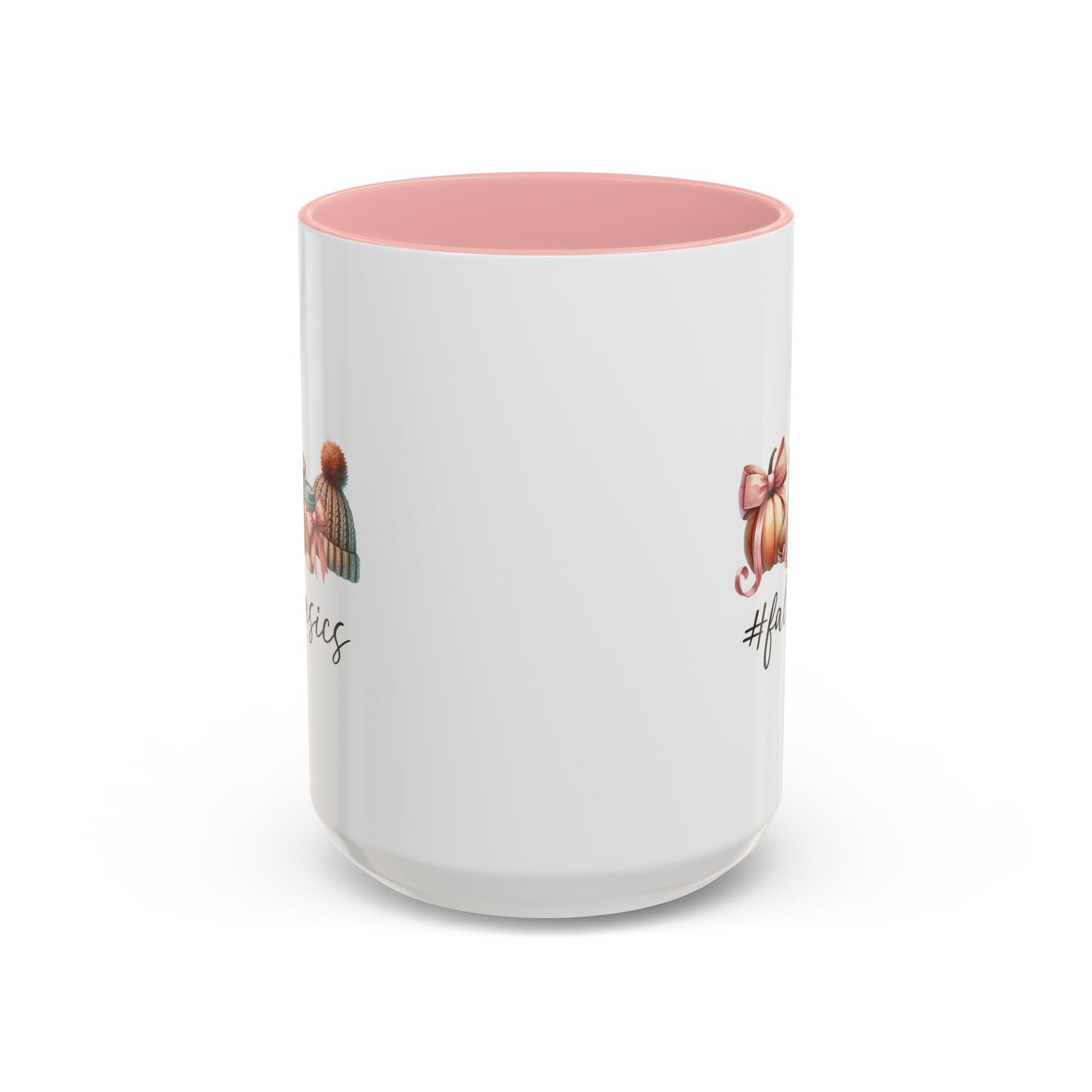 Fall Basics | Fall Lover's Mug | Pumpkin and Latte Mug | Fall Season Mug | Gift for Her | Fall Mug | 11oz Accent Mug | 15oz Accent Mug