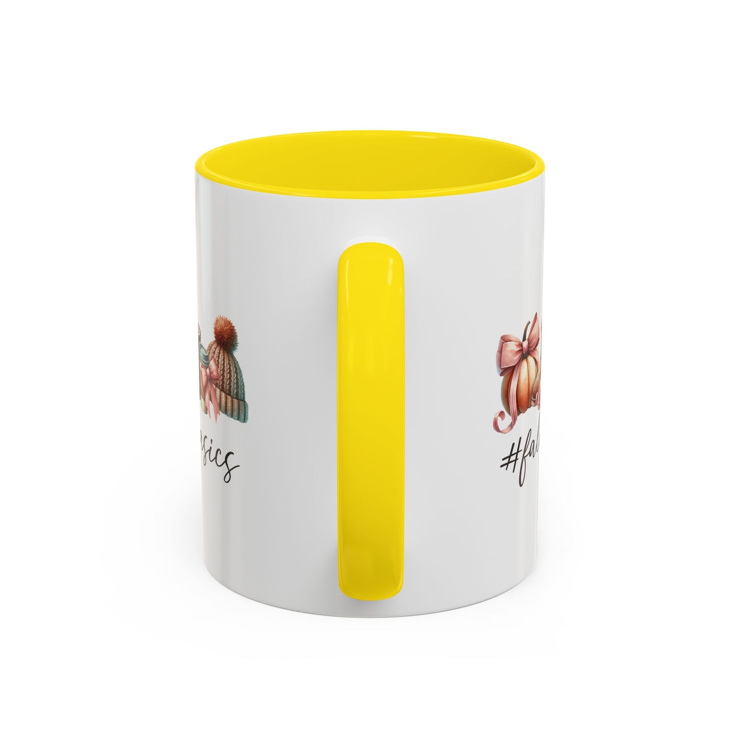 Fall Basics | Fall Lover's Mug | Pumpkin and Latte Mug | Fall Season Mug | Gift for Her | Fall Mug | 11oz Accent Mug | 15oz Accent Mug