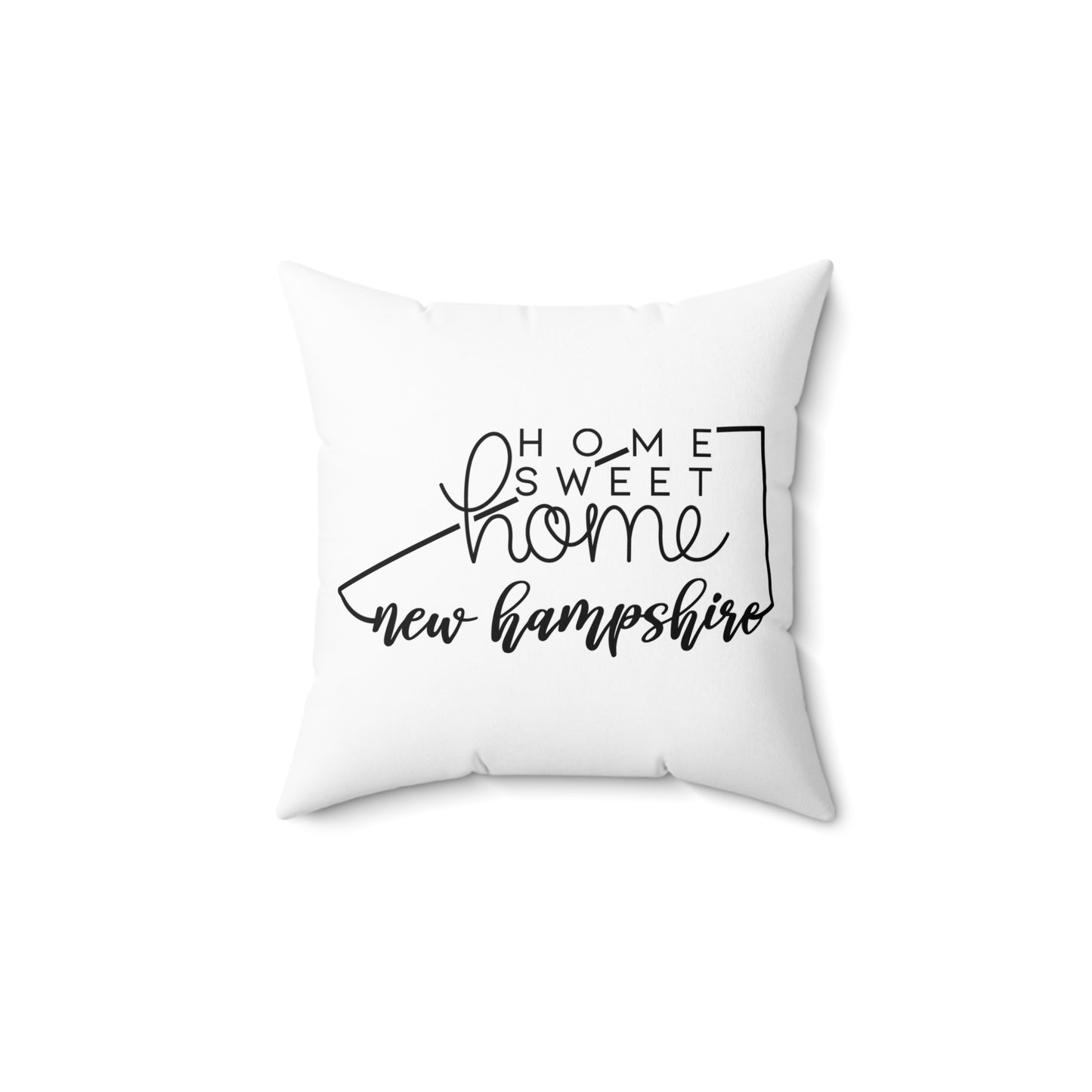 Home Sweet Home New Hampshire Decorative Pillow | Gift For Her | Home Decor | State Gift | Customized State Pillow
