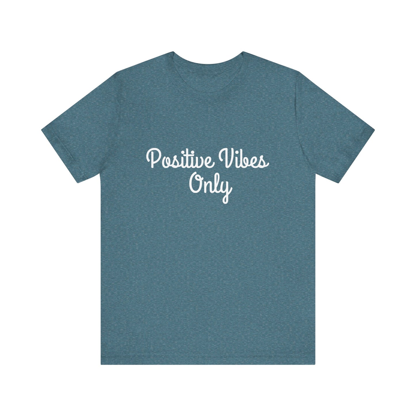 Positive Vibes Cute Text T-shirt