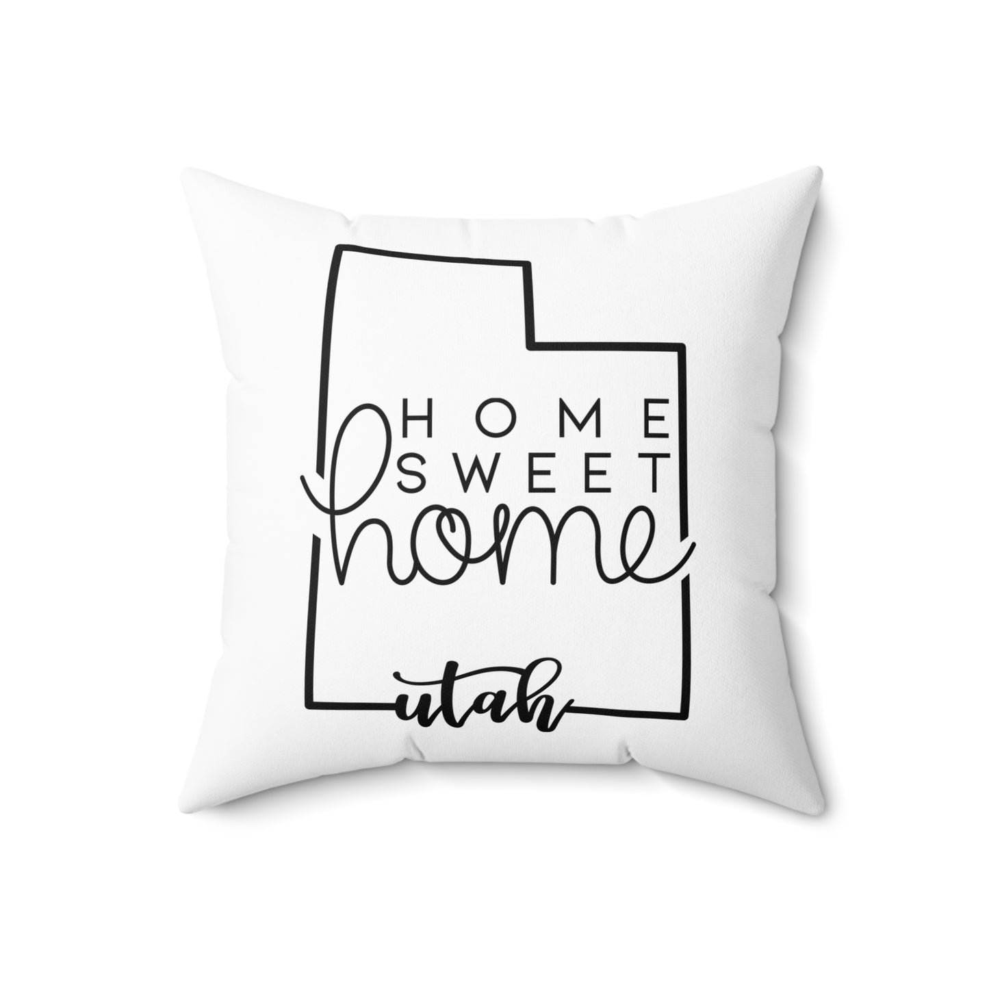 Home Sweet Home Utah Decorative Pillow | Gift For Her | Home Decor | State Gift | Customized State Pillow