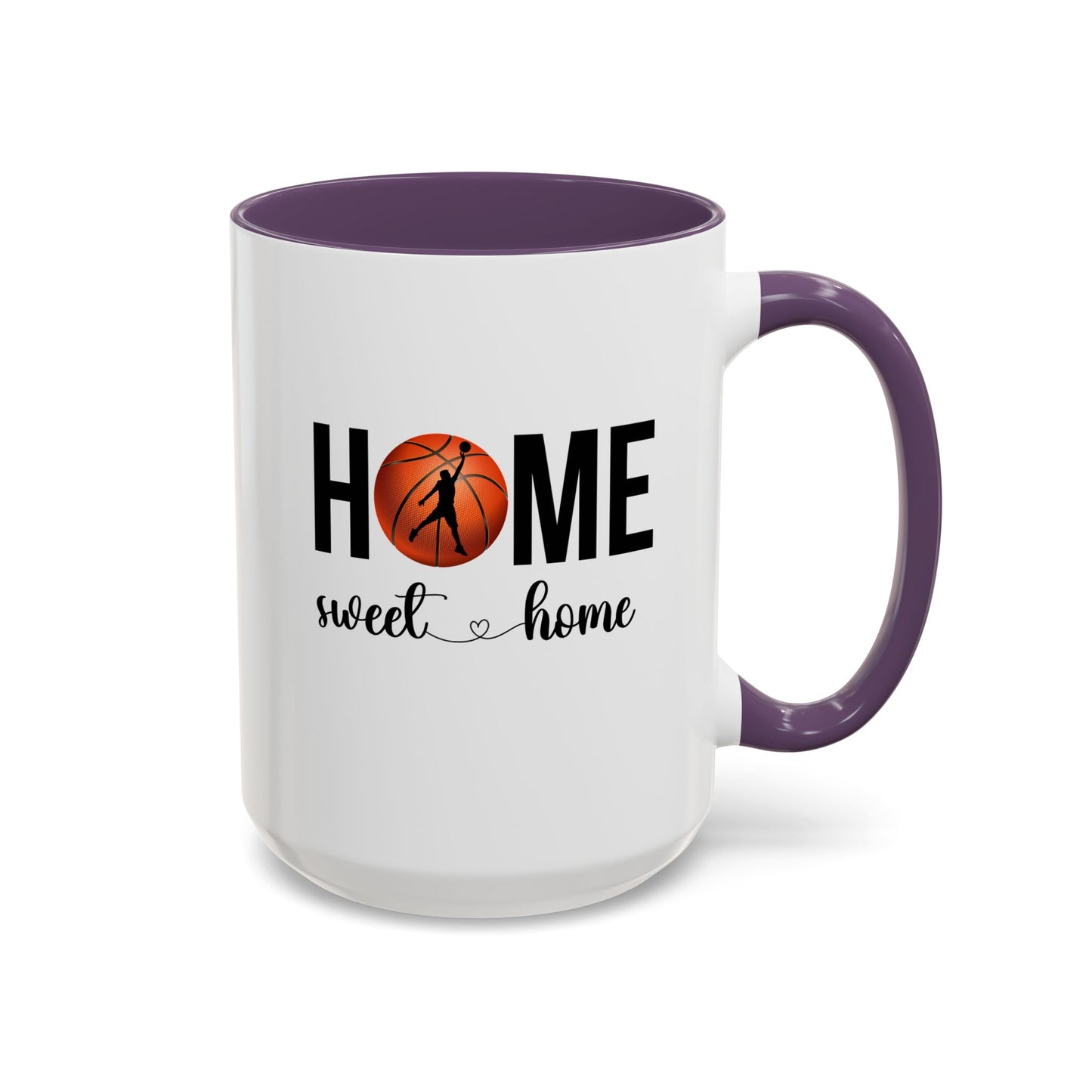 Male Basketball Player Mug | Home Sweet Home Mug | Sports Mug |11oz Accent Mug | 15oz Accent Mug | Gift Idea