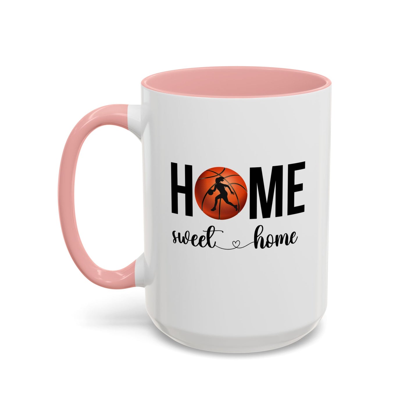 Female Basketball Player Mug | Home Sweet Home Mug | Sports Mug |11oz Accent Mug | 15oz Accent Mug | Gift Idea