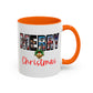 Merry Christmas Nostalgic Movie Poster Mug | Christmas Gift | Funny Christmas Gift | Accent Mug
