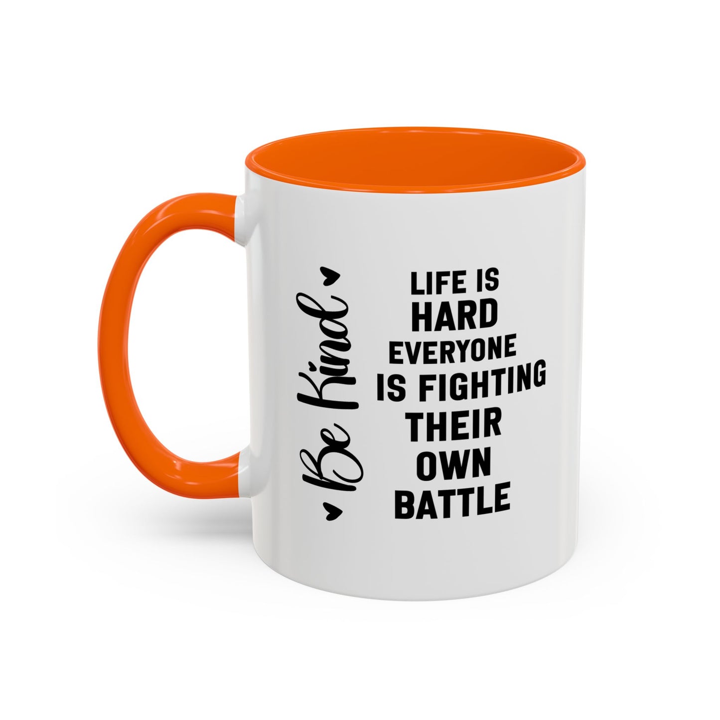 Cute Be Kind Inspirational Quote Gift | Motivational Quote Gift | Ceramic Mug | Gift for Her | 11oz Accent Mug | 15oz Accent Mug