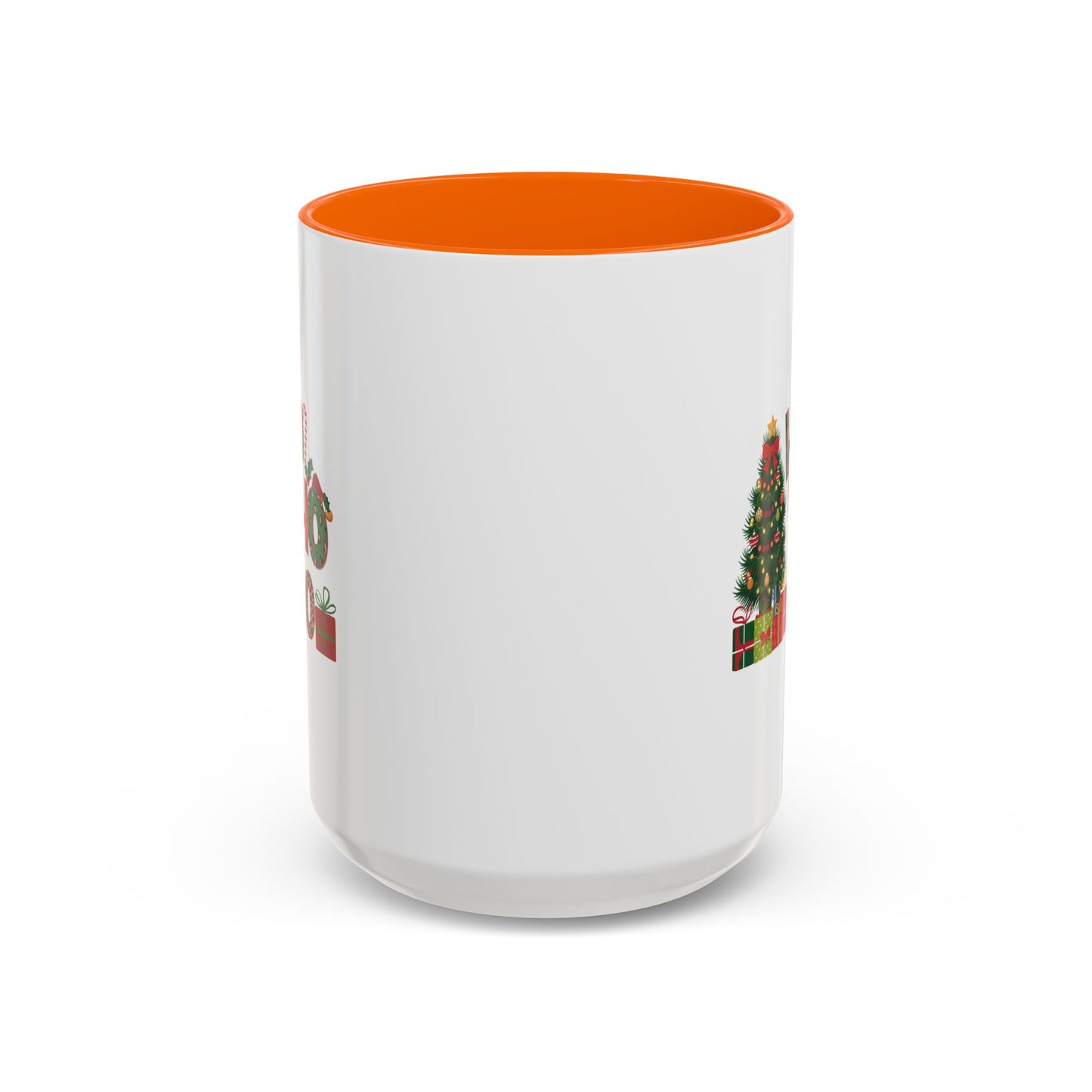 Ho Ho Ho Christmas Mug | Cute Christmas Tree Gift Mug | Christmas Gift | 11oz Accent Mug | 15oz Accent Mug