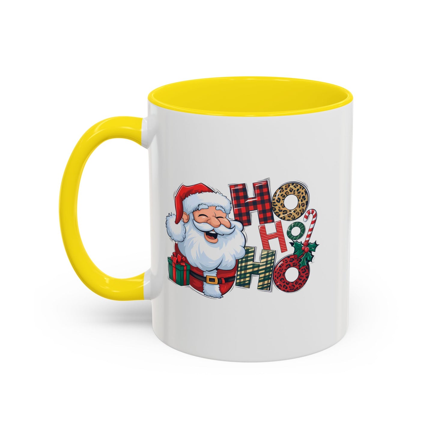 Santa Ho Ho Ho Christmas Mug | Gift Idea | Gift for Kids | Kids Christmas Gift Idea | Kids Mug | 11oz Accent Mug | 15oz Accent Mug