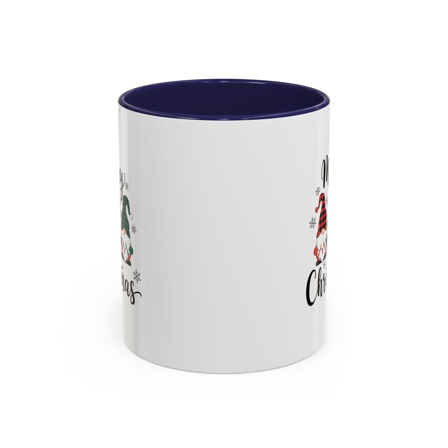 Cute Colorful Merry Christmas Elves In Colorful Hats | Christmas Mug | Christmas Gift | 11oz Accent Mug | 15oz Accent Mug