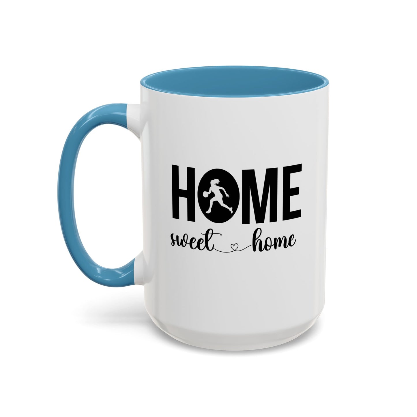Female Basketball Player Gift Idea | Home Sweet Home Mug | Sports Mug |11oz Accent Mug | 15oz Accent Mug | Gift Idea
