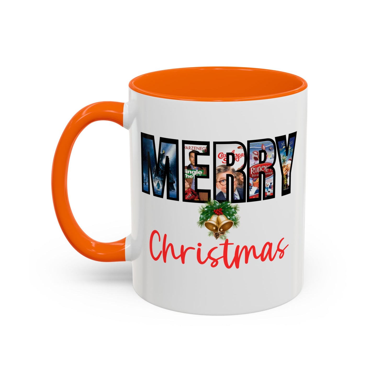 Merry Christmas Nostalgic Movie Poster Mug | 11oz | 15oz | Christmas Gift | Funny Christmas Gift | Accent Mug