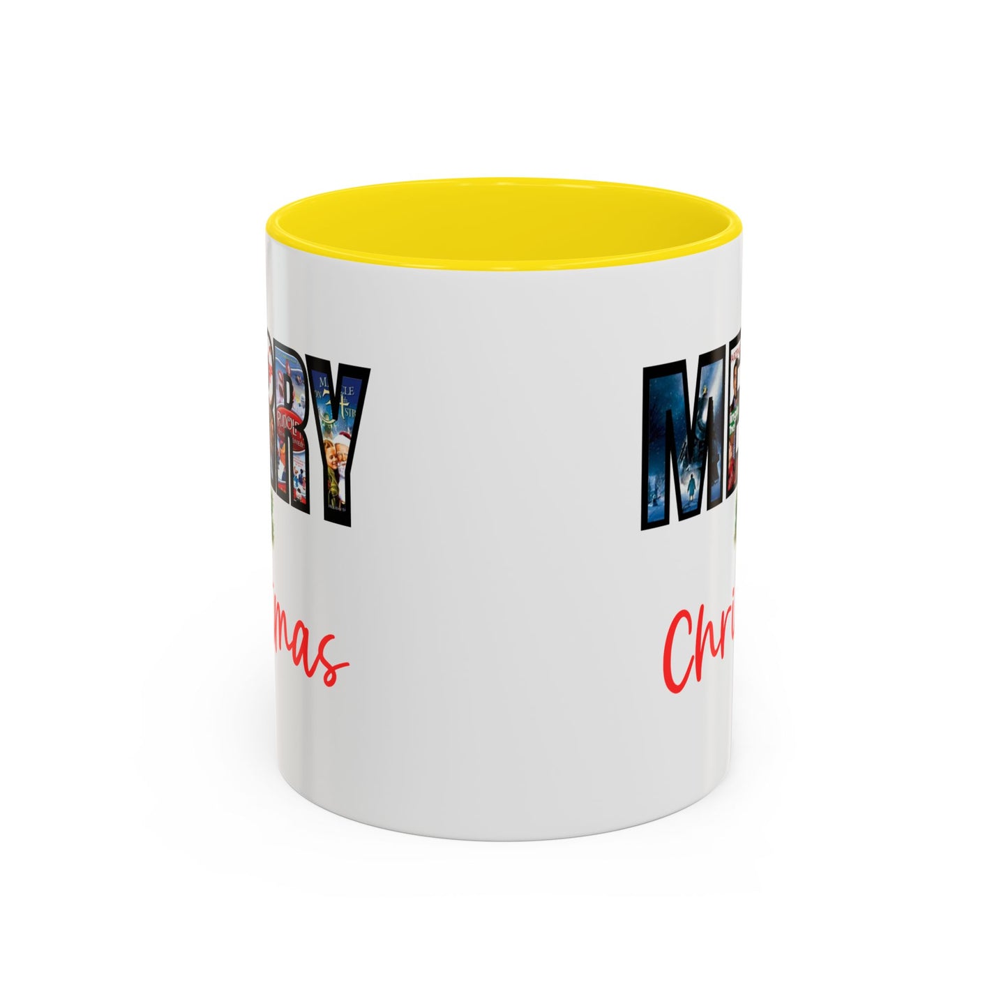 Merry Christmas Nostalgic Movie Poster Mug | 11oz | 15oz | Christmas Gift | Funny Christmas Gift | Accent Mug