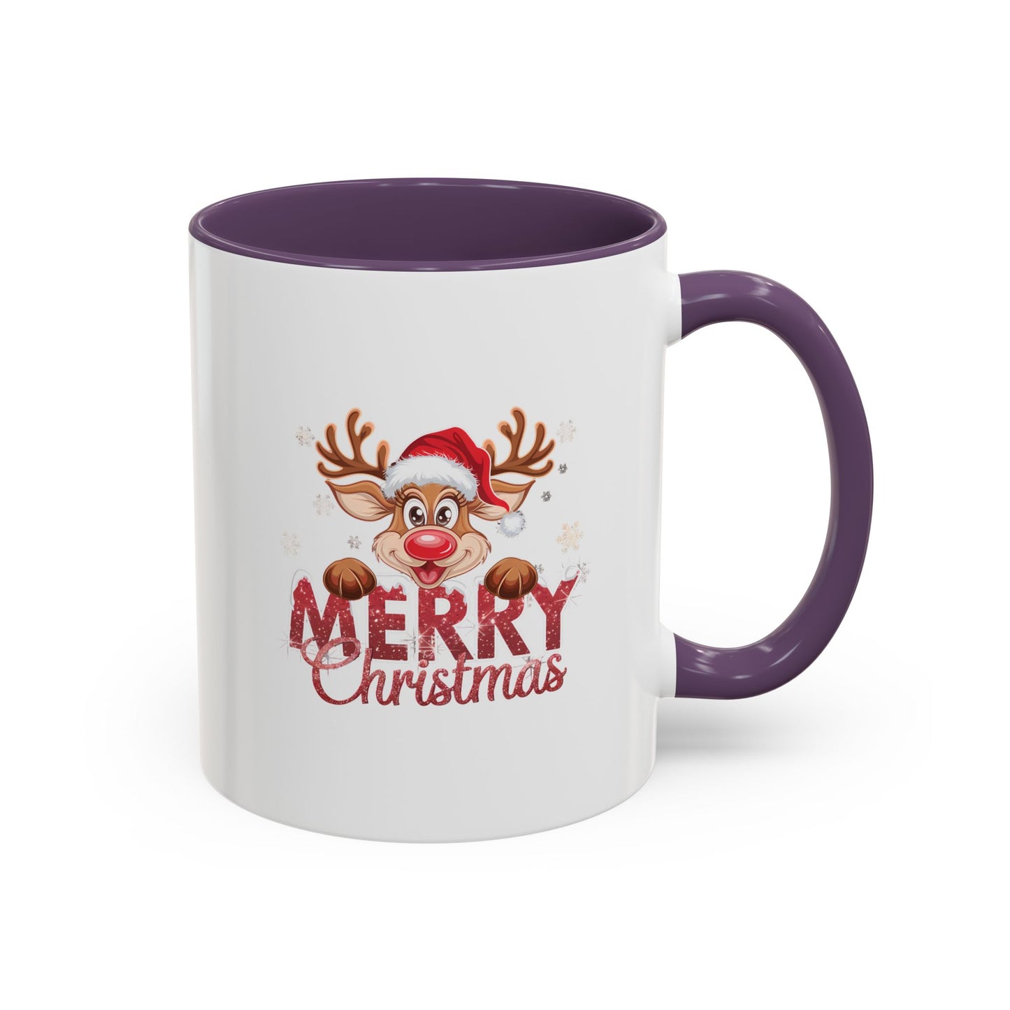 Reindeer Merry Christmas Mug | Merry Gift Idea | Gift for Kids | Kids Christmas Gift Idea | Kids Mug | 11oz Accent Mug | 15oz Accent Mug