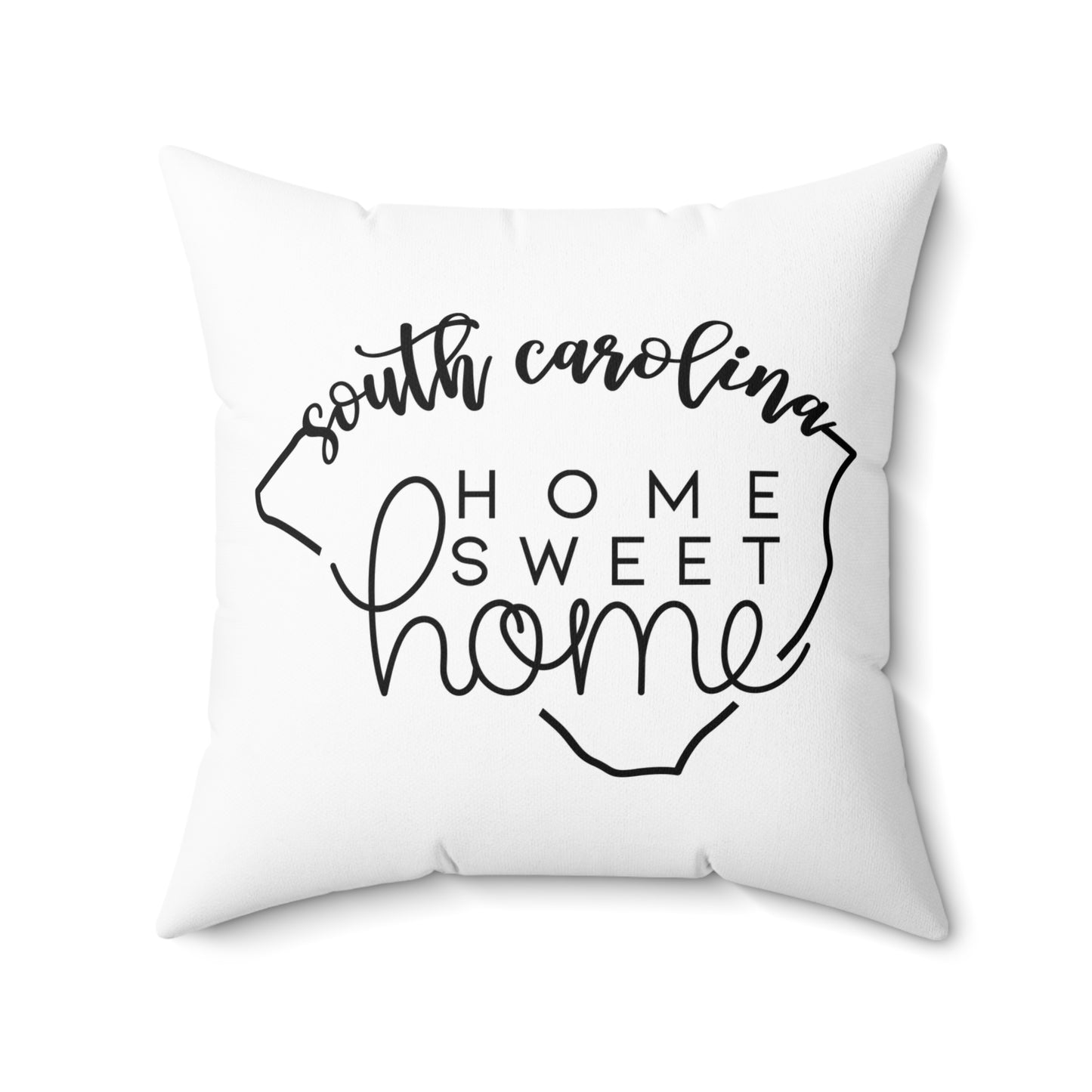 Home Sweet Home South Carolina Decorative Pillow | Gift For Her | Home Decor | State Gift | Customized State Pillow