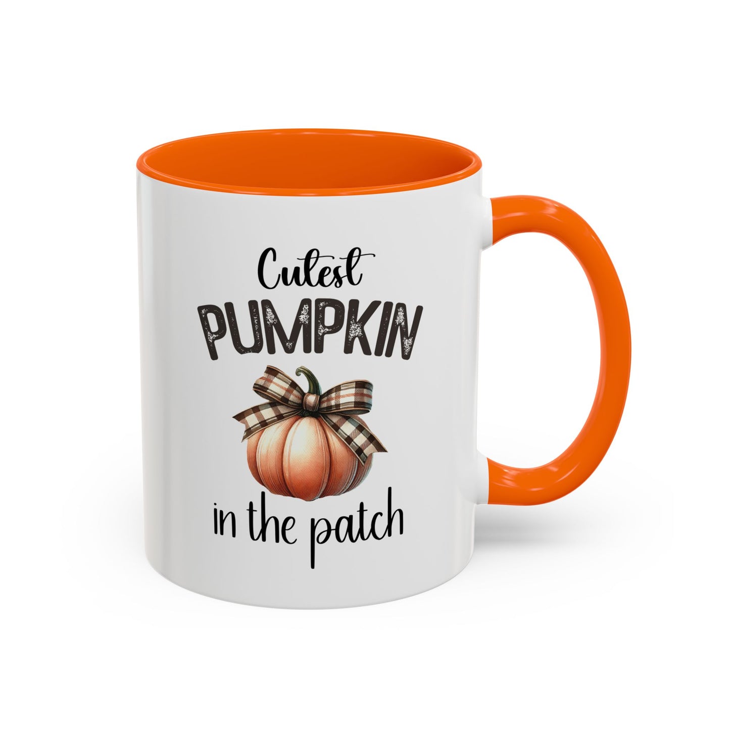 Cutest Pumpkin In The Patch Mug | Pumpkin Mug | Fall Mug | Gift for Her | Fall Season Mug | Gift for Her | 11oz Accent Mug | 15oz Accent Mug