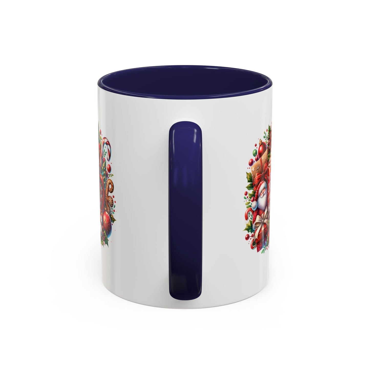 Cute Christmas Movie Watching Mug | Christmas Gift | Ceramic Christmas Gift | |11oz Accent Mug | 15oz Accent Mug