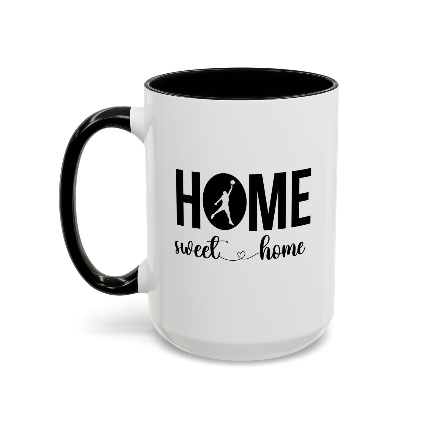 Male Basketball Player Gift Idea | Home Sweet Home Mug | Sports Mug |11oz Accent Mug | 15oz Accent Mug | Gift Idea