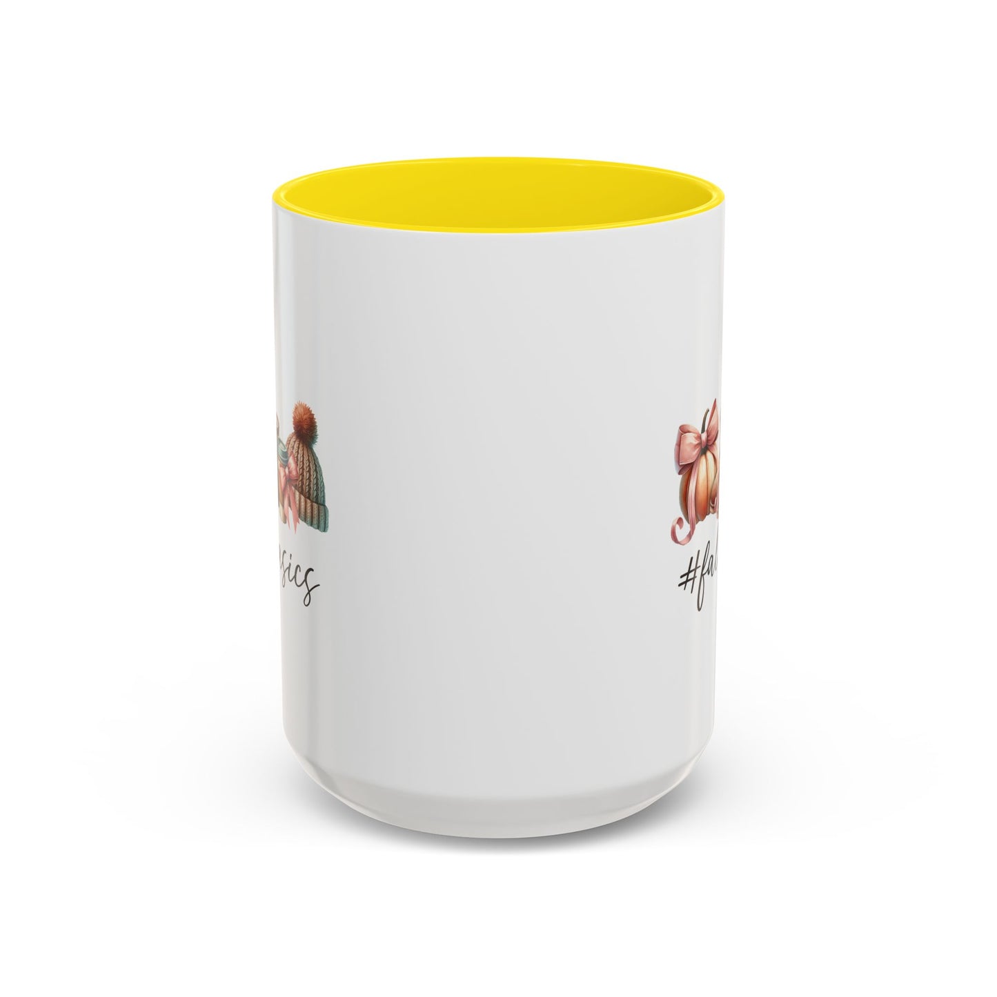 Fall Basics | Fall Lover's Mug | Pumpkin and Latte Mug | Fall Season Mug | Gift for Her | Fall Mug | 11oz Accent Mug | 15oz Accent Mug