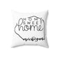 Home Sweet Home Michigan Decorative Pillow | Gift For Her | Home Decor | State Gift | Customized State Pillow