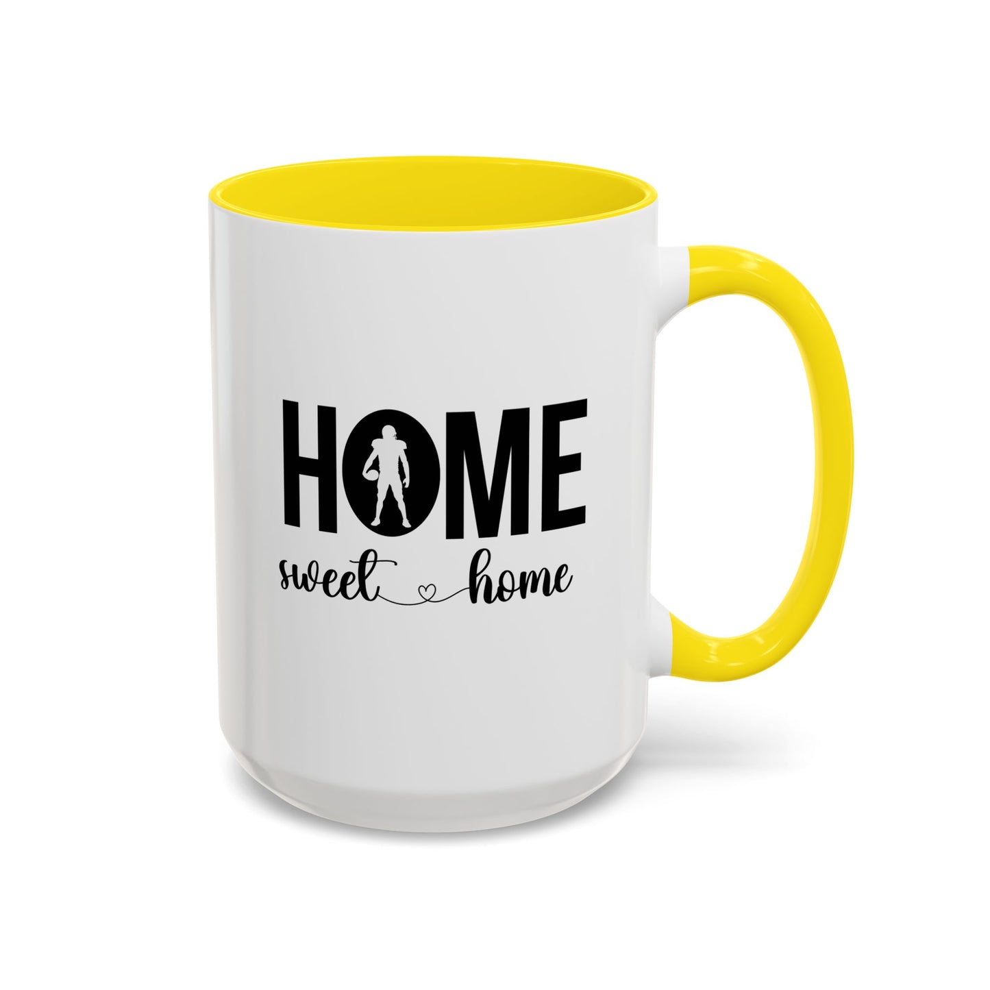Male Football Mug | Sports Mug |11oz Accent Mug | 15oz Accent Mug | Football Mug | Home Sweet Home Mug