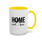 Male Football Mug | Sports Mug |11oz Accent Mug | 15oz Accent Mug | Football Mug | Home Sweet Home Mug