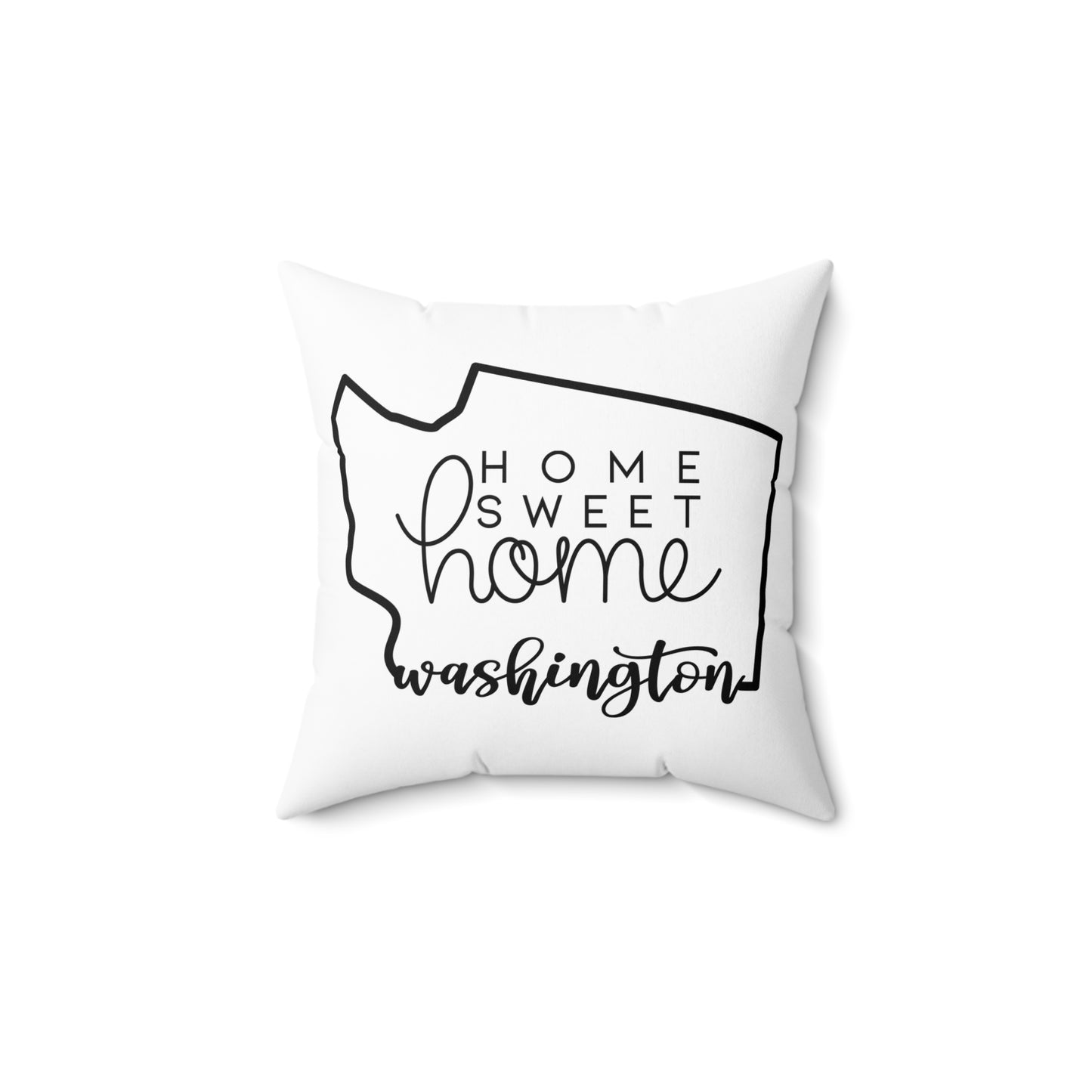 Home Sweet Home Washington Decorative Pillow | Gift For Her | Home Decor | State Gift | Customized State Pillow