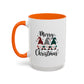 Cute Colorful Merry Christmas Elves In Colorful Hats | Christmas Mug | Christmas Gift | 11oz Accent Mug | 15oz Accent Mug