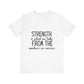 Strength Is What We Take Viral Quote T-shirt | Cute Strength Tee | Bella Canvas