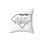 Home Sweet Home Maine Decorative Pillow | Gift For Her | Home Decor | State Gift | Customized State Pillow