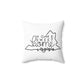 Home Sweet Home Virginia Decorative Pillow | Gift For Her | Home Decor | State Gift | Customized State Pillow
