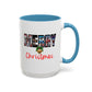 Merry Christmas Nostalgic Movie Poster Mug | Christmas Gift | Funny Christmas Gift | Accent Mug