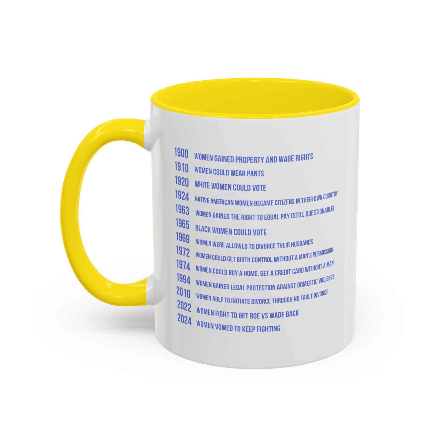 Women's Rights Mug | Viral Feminist Mug | Election Mug | Viral Mug Quote | 11oz Accent Mug | 15oz Accent Mug
