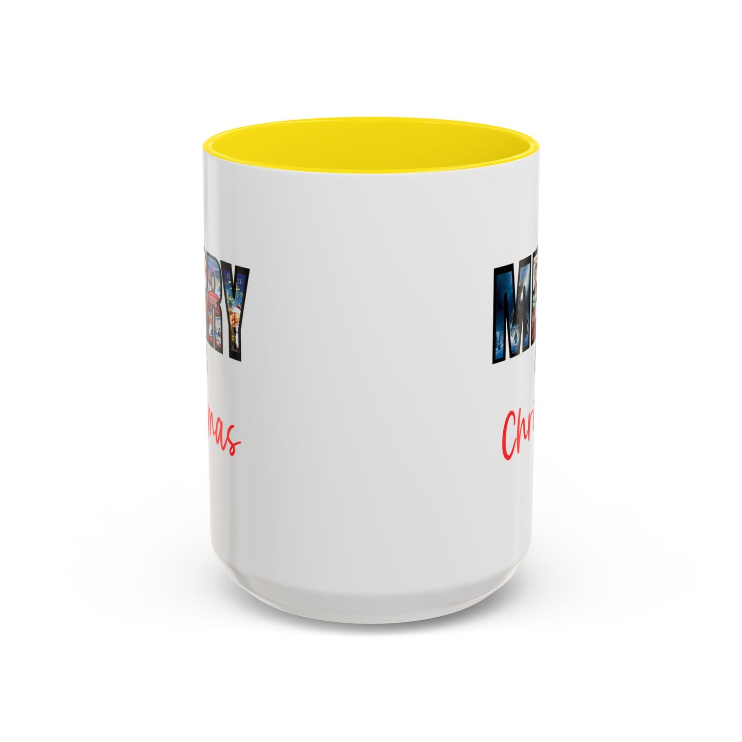 Merry Christmas Nostalgic Movie Poster Mug | 11oz | 15oz | Christmas Gift | Funny Christmas Gift | Accent Mug