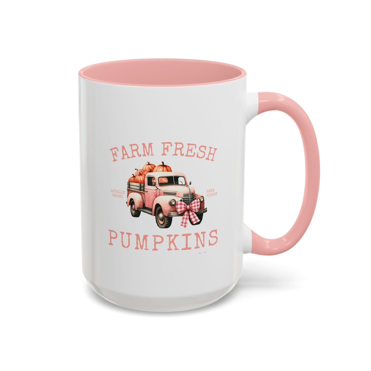 Farm Fresh Pumpkins Fall Mug | Pumpkin Truck | Gift for Her | Gift for Nature Lover | Fall Mug | Fall Season Mug | Gift for Her | Fall Mug | 11oz Accent Mug | 15oz Accent Mug