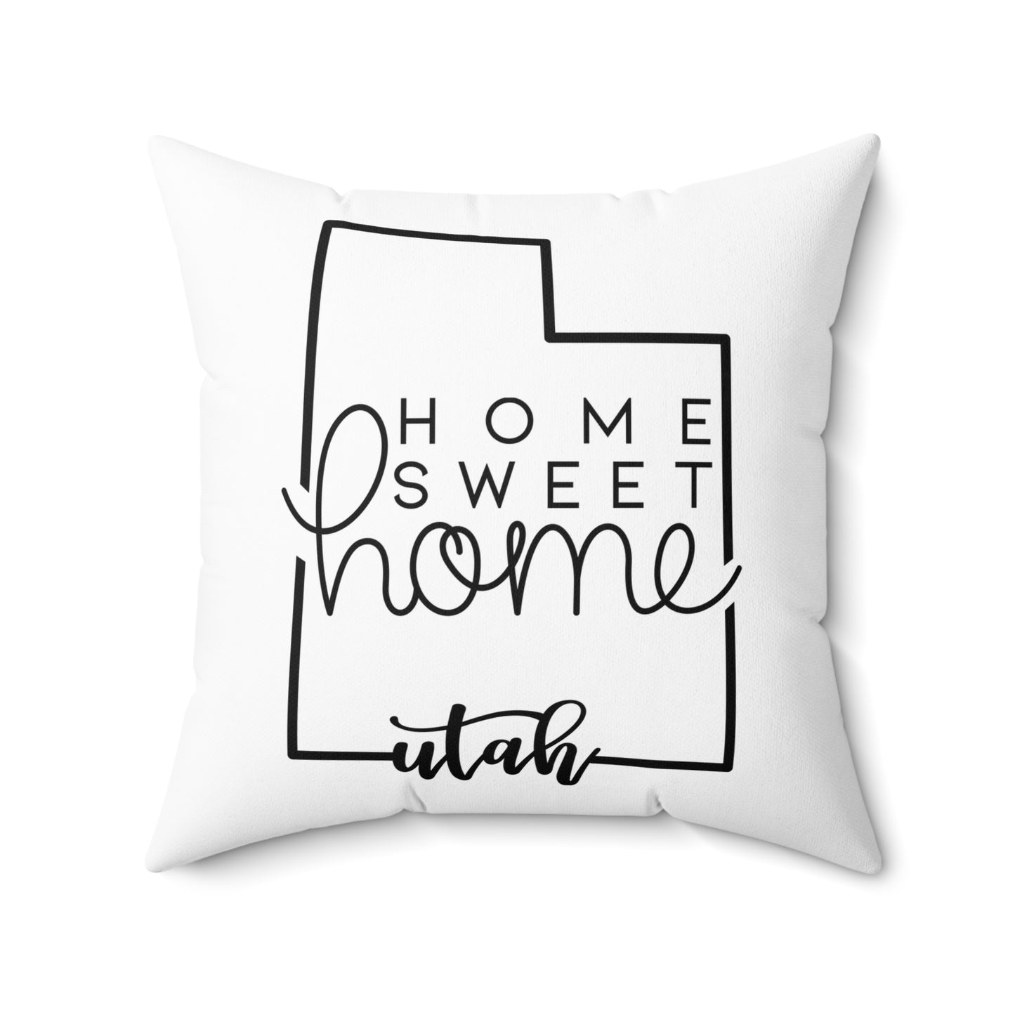 Home Sweet Home Utah Decorative Pillow | Gift For Her | Home Decor | State Gift | Customized State Pillow