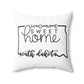 Home Sweet Home South Dakota Decorative Pillow | Gift For Her | Home Decor | State Gift | Customized State Pillow