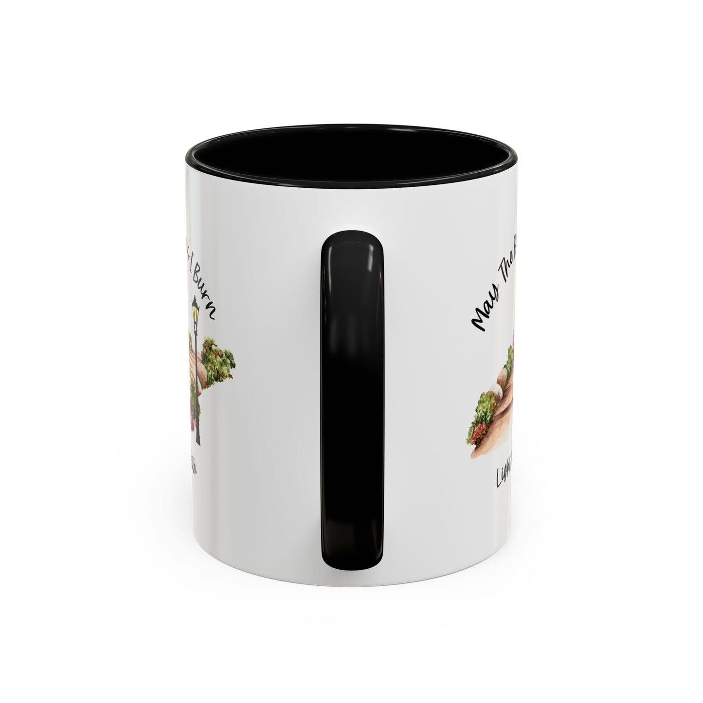 Cute May The Bridges I Burn Light My Path Mug |11oz Accent Mug | 15oz Accent Mug | Ceramic | Inspirational Gift | Conversation Starter