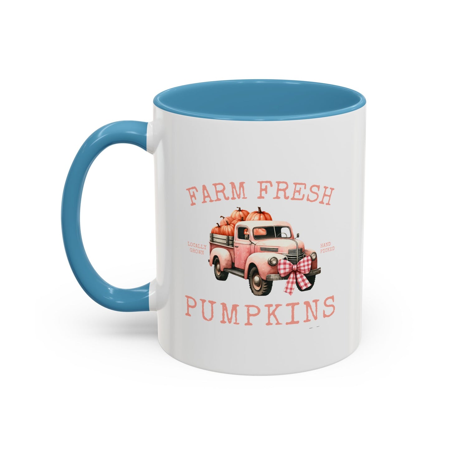 Farm Fresh Pumpkins Fall Mug | Pumpkin Truck | Gift for Her | Gift for Nature Lover | Fall Mug | Fall Season Mug | Gift for Her | Fall Mug | 11oz Accent Mug | 15oz Accent Mug
