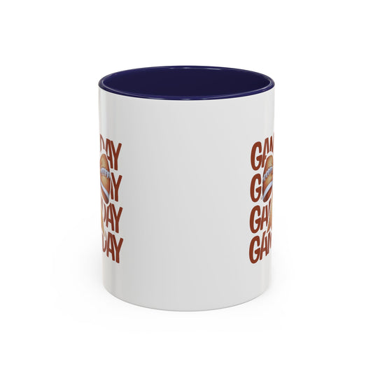 Game Day Mug | Cute Football Mug | Sports Vibes Mug | Fall Mug | Fall Season Mug | Sports Mug | Fall Mug | 11oz Accent Mug | 15oz Accent Mug