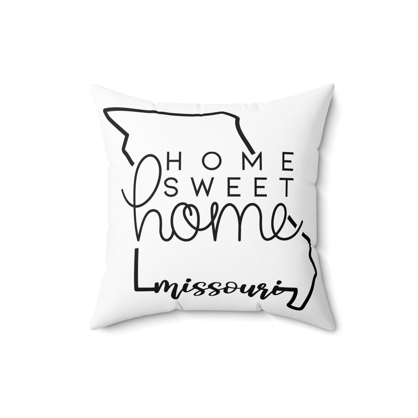 Home Sweet Home Missouri Decorative Pillow | Gift For Her | Home Decor | State Gift | Customized State Pillow