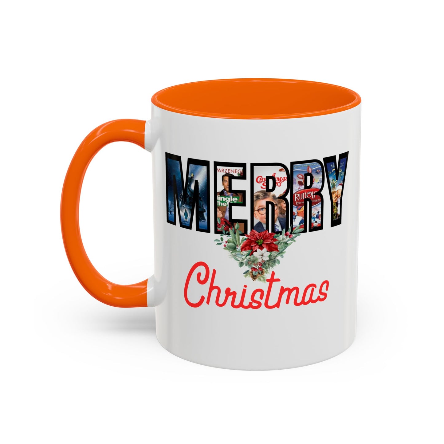 Merry Christmas Nostalgic Movie Poster Mug | 11oz | 15oz | Christmas Gift | Funny Christmas Gift | Accent Mug