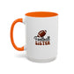 Football Sister Mug | Sports Fan Gift | Kids Mug | Sibling Gift | 11oz Accent Mug | 15oz Accent Mug