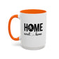 Female Basketball Player Gift Idea | Home Sweet Home Mug | Sports Mug |11oz Accent Mug | 15oz Accent Mug | Gift Idea